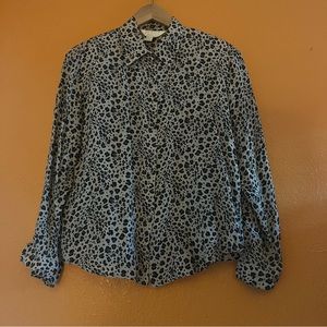 Vintage Leopard Print Blouse by Petite Sophisticate